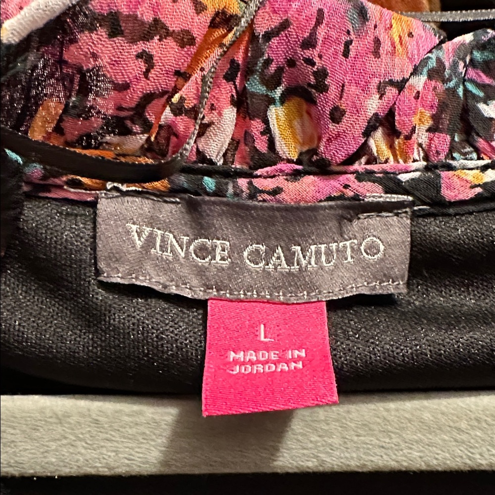 Vince Camuto Black Floral Dress Women's
LARGE Lightweight Fashion Dress - Picture 6 of 10